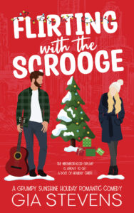 Flirting With The Scrooge by Gia Stevens book cover